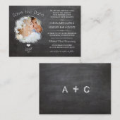 Mini Sla de datumkaarten op - met al uw informatie Klantenkaartje (Voorkant / Achterkant)