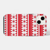 Mini Sneeuwvlokken Phonehoes iPhone Hoesje (Achterkant horizontaal)