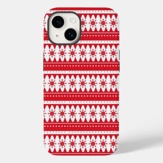 Mini Snowflakes Phone Case (Achterkant)