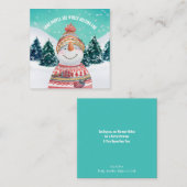 MINI Snowman: Een aantal mensen die tijdens de vak Notitiekaartje (Voorkant / Achterkant)