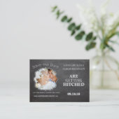 Mini sparen de Datum Fotokaarten Visitekaartje (Staand voorkant)