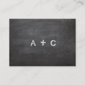 Mini sparen de Datum Fotokaarten Visitekaartje (Achterkant)