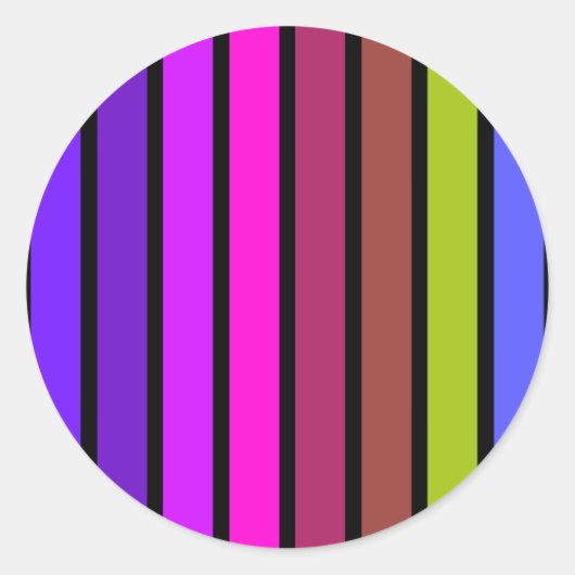 Mini Spectrum 2 Ronde Sticker (Voorkant)