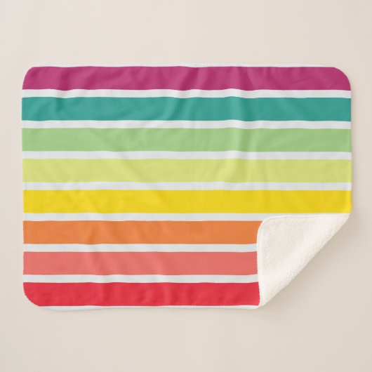 Mini Spectrum Sherpa Deken (Voorkant (horizontaal))