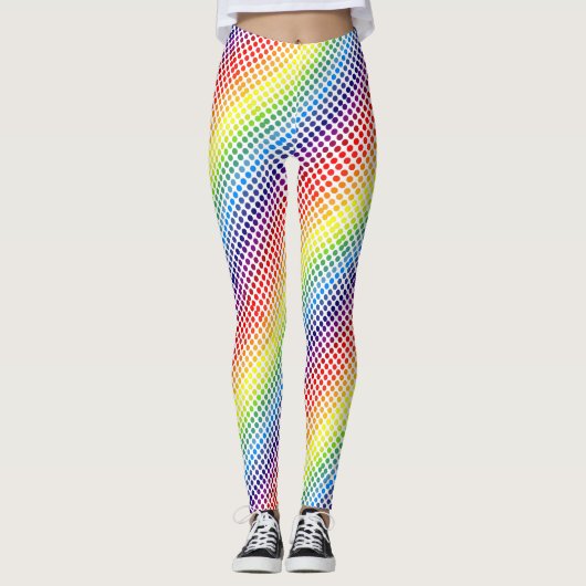 Mini Spectrum Stippen Leggings (Voorkant)