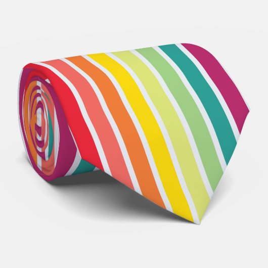 Mini Spectrum Stropdas (Opgerold)