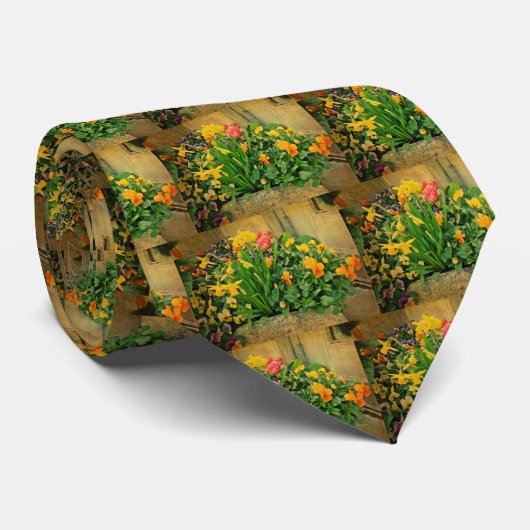 Mini Springtime Garden Stropdas (Opgerold)