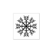 Mini stamp snowflake rubberstempel (Afrduk)