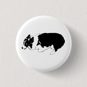 Mini stap, vrolijke trots ronde button 3,2 cm