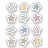 Mini Stars-Stickers instellen Sticker (Voorkant)