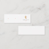 Mini Stekkaart met gaten Mini Visitekaartje (Voorkant / Achterkant)