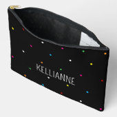 Mini Stippen en Naam Zwart Etui (Open)