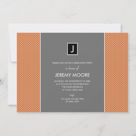 Mini Stippen Feest Uitnodiging (Voorkant)