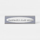 Mini Stone Tiles door Kenneth Yoncich Bureau Naambordje (Voorkant)