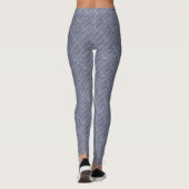 Mini Stone Tiles door Kenneth Yoncich Leggings (Achterkant)