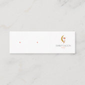 Mini Stud-kaart met gaten Mini Visitekaartje (Voorkant)