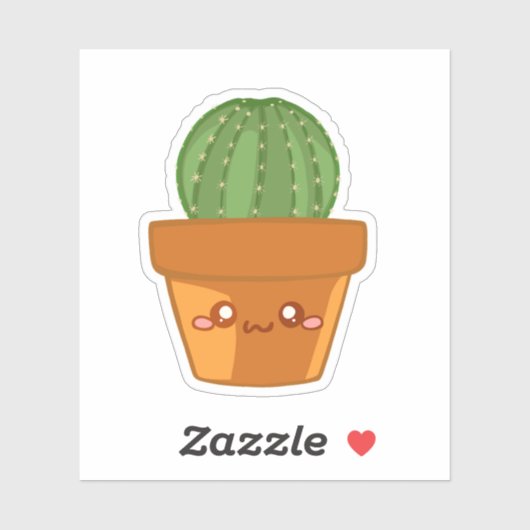 Mini Succulent Arrangement Sticker (Vel)