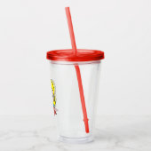 Mini Supergirl Acryl Drinkbeker (Links)