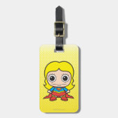 Mini Supergirl Bagagelabel (Voorkant verticaal)