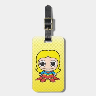 Mini Supergirl Bagagelabel