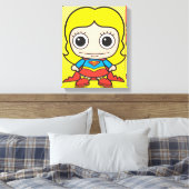 Mini Supergirl Canvas Afdruk (Insitu (Slaapkamer))