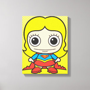 Mini Supergirl Canvas Afdruk