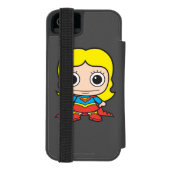Mini Supergirl Incipio iPhone Portemonnee Hoesje (Agenda Achterkant)
