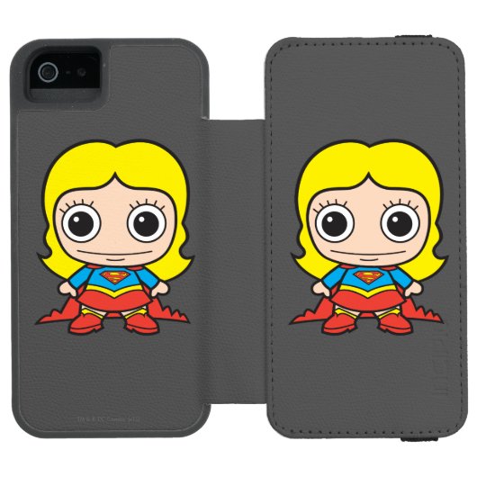 Mini Supergirl Incipio iPhone Portemonnee Hoesje (Agenda Open)