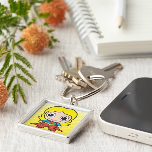 Mini Supergirl Sleutelhanger (Zijkant)