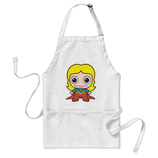 Mini Supergirl Standaard Schort (Voorkant)