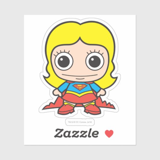 Mini Supergirl Sticker (Vel)