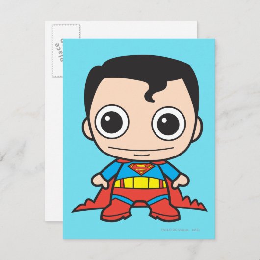 Mini Superman Briefkaart (Voorkant / Achterkant)