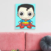 Mini Superman Canvas Afdruk (Insitu (Woonkamer))