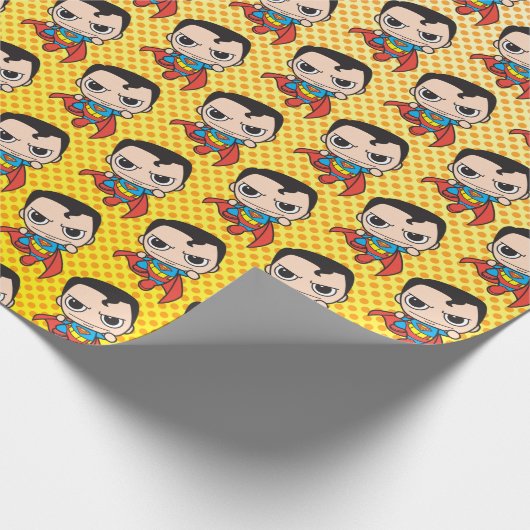 Mini Superman Flying Cadeaupapier (Hoek)