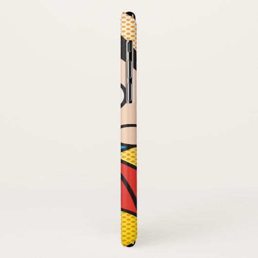 Mini Superman Flying Case-Mate iPhone Case (Achterkant/links)