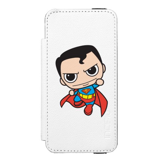 Mini Superman Flying Incipio iPhone Portemonnee Hoesje (Voorkant Agenda)