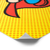 Mini Superman Flying Poster (Hoek)