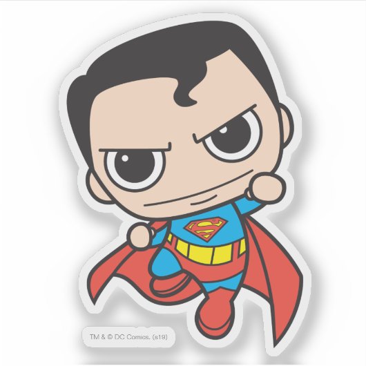 Mini Superman Flying Sticker (Voorkant)
