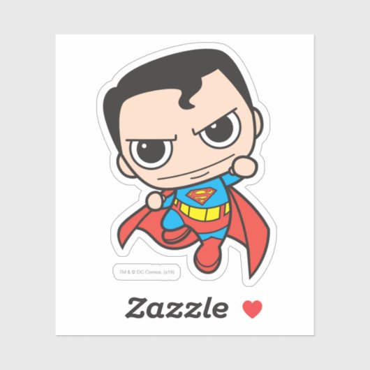 Mini Superman Flying Sticker (Vel)