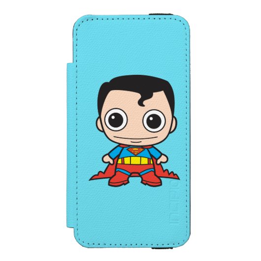 Mini Superman Incipio iPhone Portemonnee Hoesje (Voorkant Agenda)