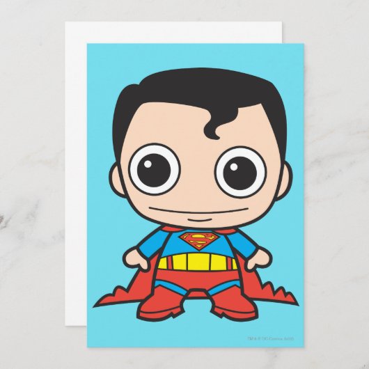 Mini Superman Kaart (Voorkant / Achterkant)