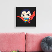 Mini Superman Sketch Canvas Afdruk (Insitu (Woonkamer))