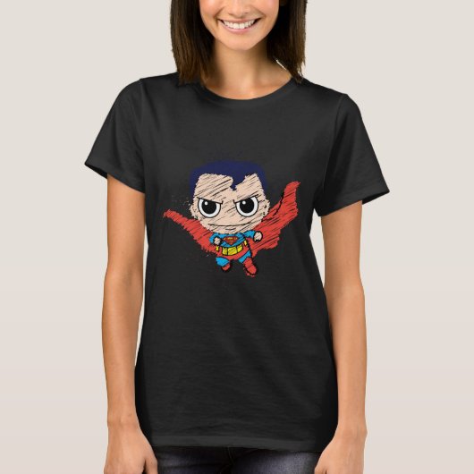 Mini Superman Sketch T-shirt (Voorkant)