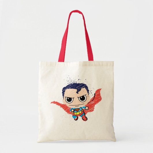 Mini Superman Sketch Tote Bag (Voorkant)