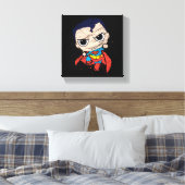 Mini Superman Sketch - vliegen Canvas Afdruk (Insitu (Slaapkamer))