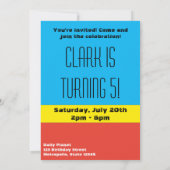 Mini Superman Sketch - vliegen Kaart (Achterkant)