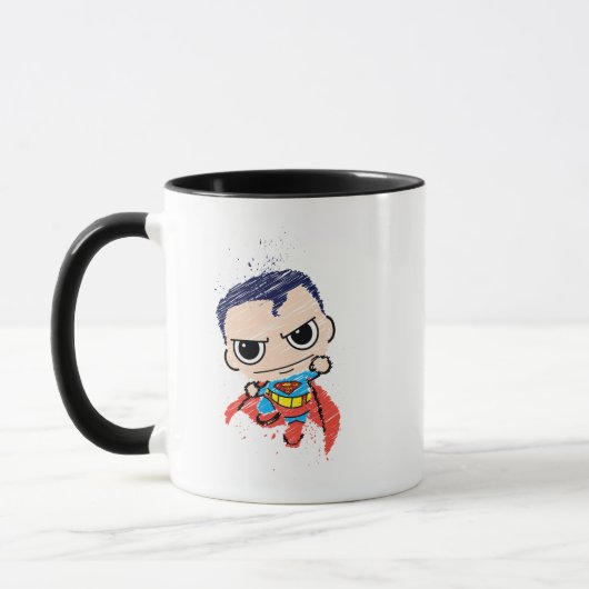 Mini Superman Sketch - vliegen Mok (Links)