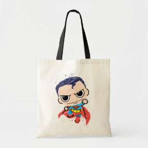 Mini Superman Sketch - vliegen Tote Bag