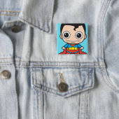 Mini Superman Vierkante Button 5,1 Cm (In situ)