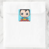 Mini Superman Vierkante Sticker (Tas)
